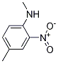 N,4-dimethyl-2-nitroaniline结构式