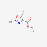 Structure of ETHYL-2-CHLOROOXAZOLE-4-CARBOXYLATE