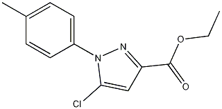 Structure of Ethyl 5-chloro-1-(p-tolyl)pyrazole-3-carboxylate