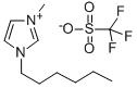 Structure of 1-HEXYL-3-METHYLIMIDAZOLIUM TRIFLUOROMETHANESULFONATE