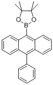 Structure of 4,4,5,5-Tetramethyl-2-(10-phenyl-9-anthracenyl)-1,3,2-dioxaborolane