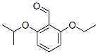Structure of BENZALDEHYDE, 2-ETHOXY-6-(1-METHYLETHOXY)-