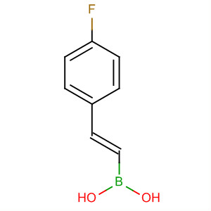 Structure of Boronic acid, [(1E)-2-(4-fluorophenyl)ethenyl]-