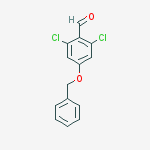 4-(BENZYLOXY)-2,6-DICHLOROBENZALDEHYDE结构式