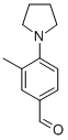 3-METHYL-4-PYRROLIDIN-1-YL-BENZALDEHYDE结构式