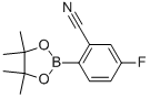 Structure of 2-Cyano-4-fluorophenylboronic acid pinacol ester