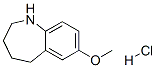 Structure of 7-METHOXY-2,3,4,5-TETRAHYDRO-1H-BENZO[B]AZEPINE HYDROCHLORIDE