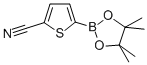 Structure of 5-CYANOTHIOPHENE-2-BORONIC ACID PINACOL ESTER