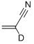 Chemical structure of ACRYLONITRILE-2-D1