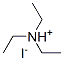 Chemical structure of triethylammonium iodide