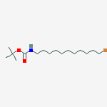 Structure of N-(11-Bromoundecyl)carbamic acid tert-butyl ester
