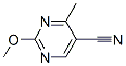 Structure of 5-PYRIMIDINECARBONITRILE,2-METHOXY-4-METHYL-