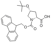 Structure of FMOC-D-HYP(TBU)-OH