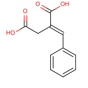 Butanedioic acid, (phenylmethylene)-, (E)-结构式