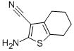 Structure of 2-AMINO-4,5,6,7-TETRAHYDRO-1-BENZOTHIOPHENE-3-CARBONITRILE