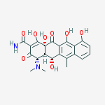 Structure of 2-Naphthacenecarboxamide,4-(dimethylamino)- 1,4,4a,5,12,12a-hexahydro-3,5,10,11,12a-pentahydroxy- 6-methyl-1,12-dioxo-,(4S,4aR,5R,- 12aS)-