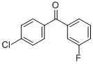 4-CHLORO-3-FLUOROBENZOPHENONE结构式