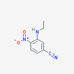 3-(ethylamino)-4-nitrobenzonitrile结构式