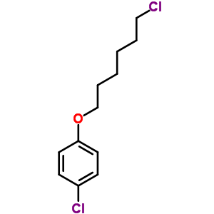 Structure of 6-(4-CHLOROPHENOXY) HEXYLCHLORIDE