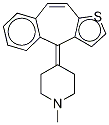 Structure of 10-Deoxo-9,10-dehydro Ketotifen