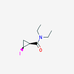 Structure of cis-N,N-Diethyl-2-iodocyclopropanecarboxamide