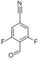 4-氰基-2,6-二氟苯甲醛结构式