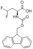 Structure of (S)-2-(9H-FLUOREN-9-YLMETHOXYCARBONYLAMINO)-4,4-DIFLUORO-BUTYRIC ACID