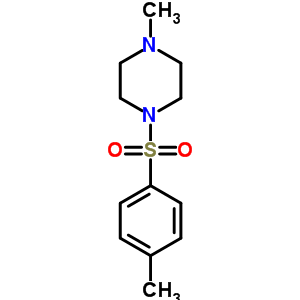 1-methyl-4-(4-methylphenyl)sulfonylpiperazine结构式