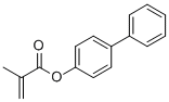 Structure of 2-METHYL-ACRYLIC ACID BIPHENYL-4-YL ESTER