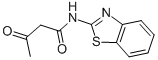 Chemical structure of N-(2-Benzothiazolyl)acetylacetamide