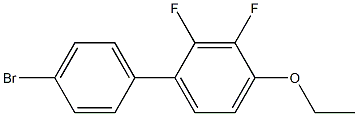 4'-溴-4-乙氧基-2,3-二氟-1,1'-联苯结构式