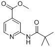 Structure of 2-(2,2-DIMETHYL-PROPIONYLAMINO)-ISONICOTINIC ACID METHYL ESTER