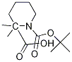 1-tert-butyl 2-methyl 2-methylpiperidine-1,2-dicarboxylate结构式