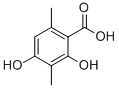 Structure of 2,4-DIHYDROXY-3,6-DIMETHYLBENZOIC ACID