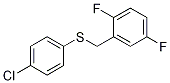 2-{[(4-Chlorophenyl)sulfanyl]methyl}-1,4-difluorobenzene结构式