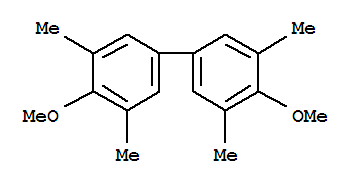 Structure of 4,4'-dimethoxy-3,3',5,5'-tetramethylbiphenyl