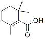 Structure of 2,6,6-trimethylcyclohexene-1-carboxylic acid