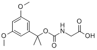 Structure of N-[[1-(3,5-DIMETHOXYLPHENYL)-1-METHYLETHOXY]CARBONYL]-GLYCINE