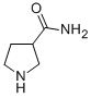 Structure of PYRROLIDINE-3-CARBOXAMIDE