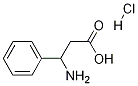 Benzenepropanoic acid, b-amino-, hydrochloride结构式