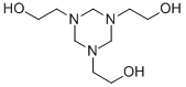 Structure of Hexahydro-1,3,5-tris(hydroxyethyl)-s-triazine