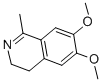 Structure of 1-METHYL-6,7-DIMETHOXY-3,4-DIHYDROISOQUINOLINE