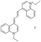 Structure of 1,1-DIETHYL-4,4-CARBOCYANINE IODIDE