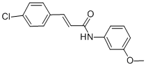 Structure of 4-CHLORO-3-METHOXYCINNAMANILIDE