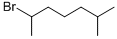 Structure of heptane,2-bromo-6-methyl-