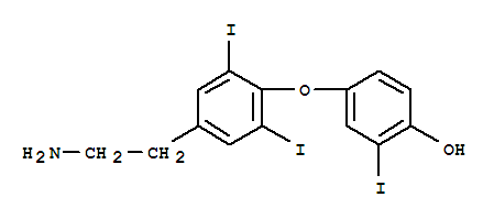 Structure of 3,3,5-triiodothyronamine