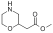 Structure of MORPHOLIN-2-YL-ACETIC ACID METHYL ESTER