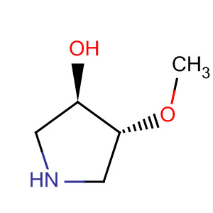 Structure of 3-Pyrrolidinol, 4-methoxy-, (3R,4R)-
