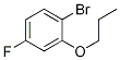 1-Bromo-4-fluoro-2-propoxybenzene结构式