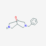 Structure of 3-benzyl-9-oxa-3,7-diazabicyclo[3.3.1]nonane